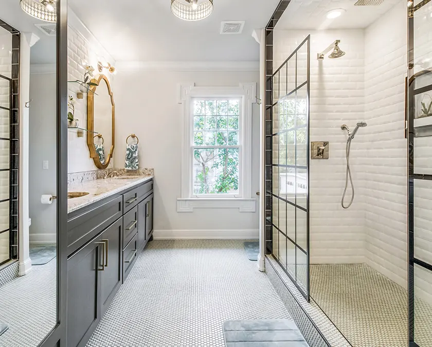 Elegant Bathroom by Mountaineer Tile & Remodeling
