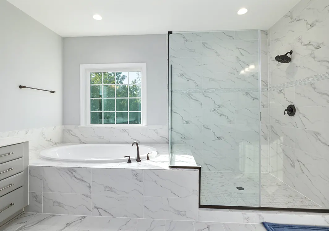 Bathroom Remodel by Mountaineer Tile & Remodeling
