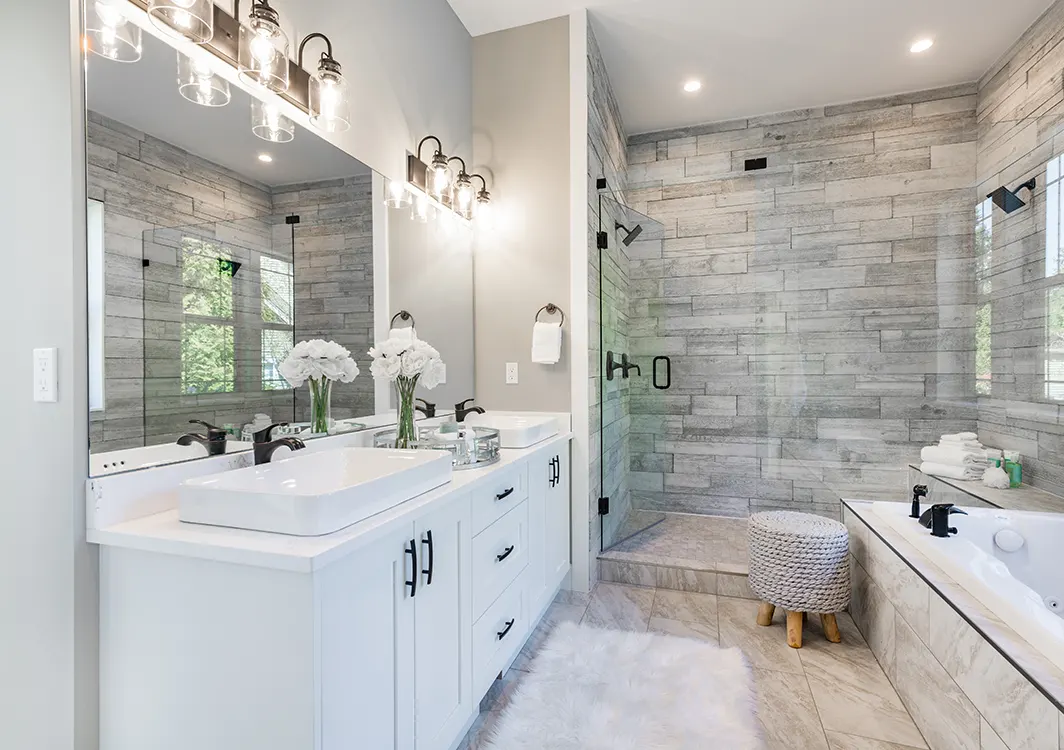 Bathroom Remodel by Mountaineer Tile & Remodeling
