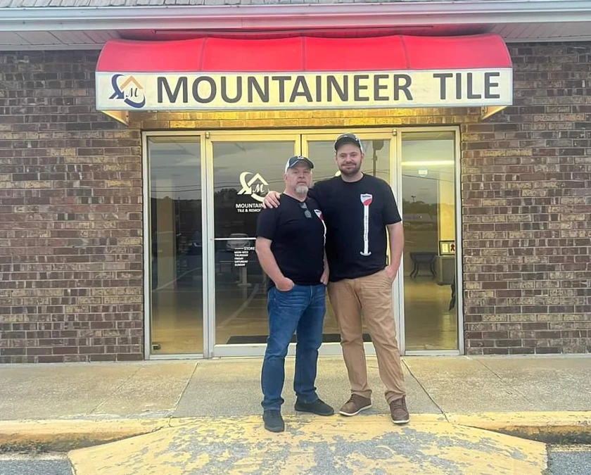 Ron and Ronnie Melott, owners of Mountaineer Tile & Remodeling